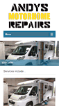 Mobile Screenshot of andysmotorhomerepairs.com